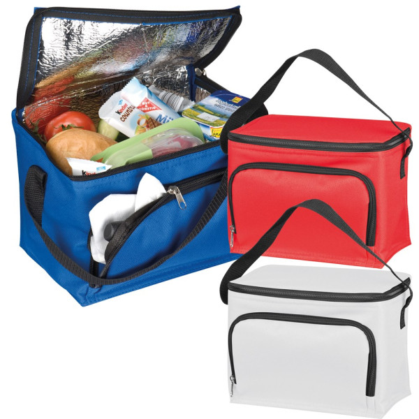 Koeltas van 210D polyester met voorvak