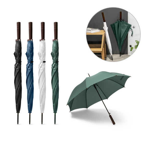 APOLO. Gerecycled polyester (100% rPET) pongee paraplu met automatische opening