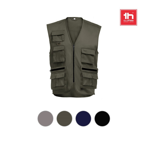 THC PIXEL 3XL. Bodywarmer met meerdere zakken