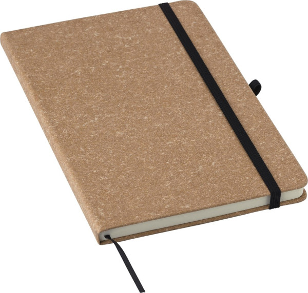 Gerecycled leren notitieboekje (A5) Gianna