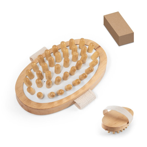 DOWNEY. Houten anti-cellulitis massager