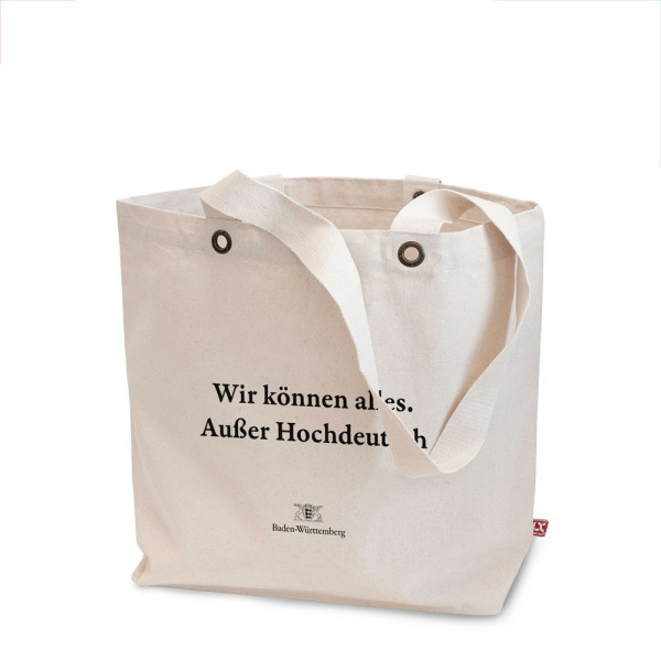 LAGOS - Shopper met lange handvatten en bodemvouw