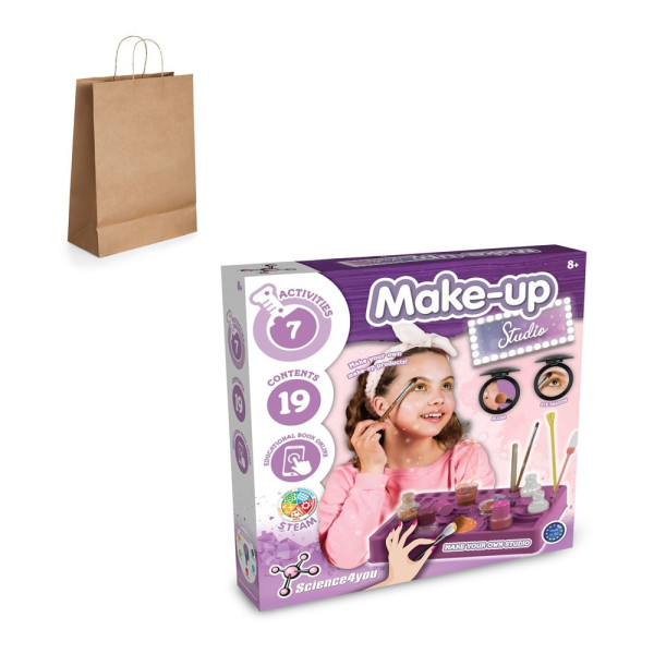 Makeup Studio Kit IV. Educatief spel geleverd met een kraftpapier cadeauzakje (115 g/m²)