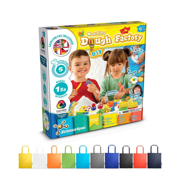 Modeling Dough Factory Kit II. Educatief spel geleverd met een opvouwbaar 190T geschenkzakje