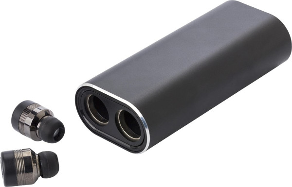 Aluminium 2-in-1 powerbank Letitia