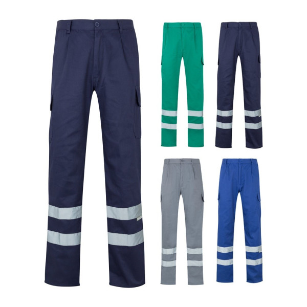 VL ASCLEPIUS. Keperbroek met meerdere zakken (200g/m²), van katoen (35%) en polyester (65%)