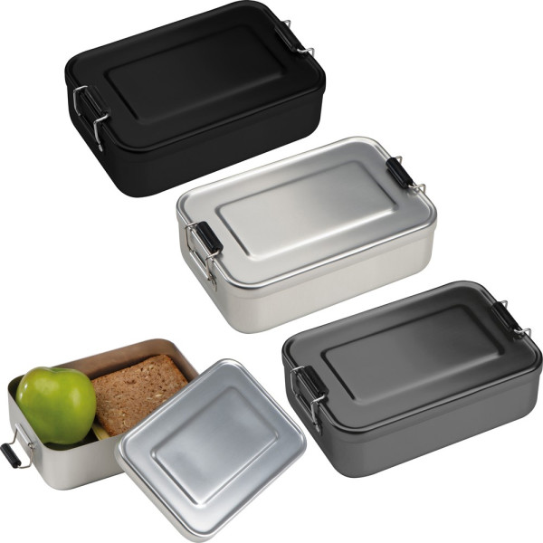 Lunchbox of broodtrommel van alumninium